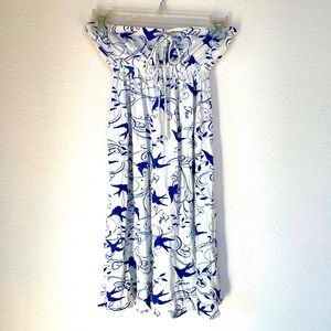 Fox Apparel Strapless Beach Dress